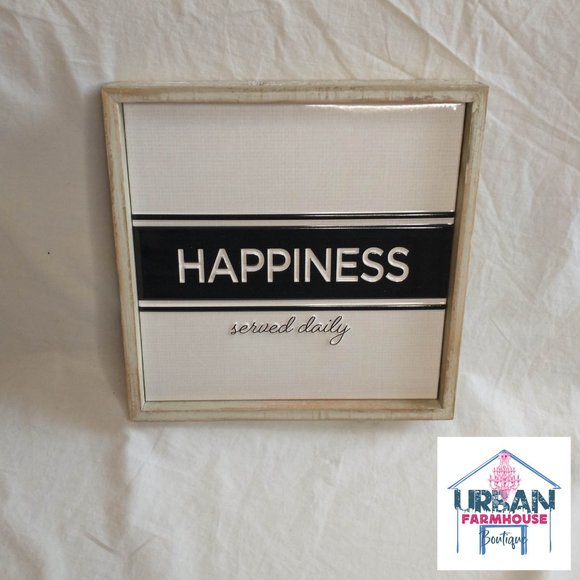 🚜 Happiness Farmhouse Sign - Picture 1 of 3
